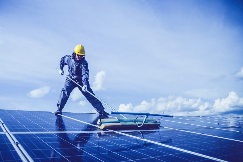 solar panel cleaner - solar maintenance services , solar service, solar panel service
