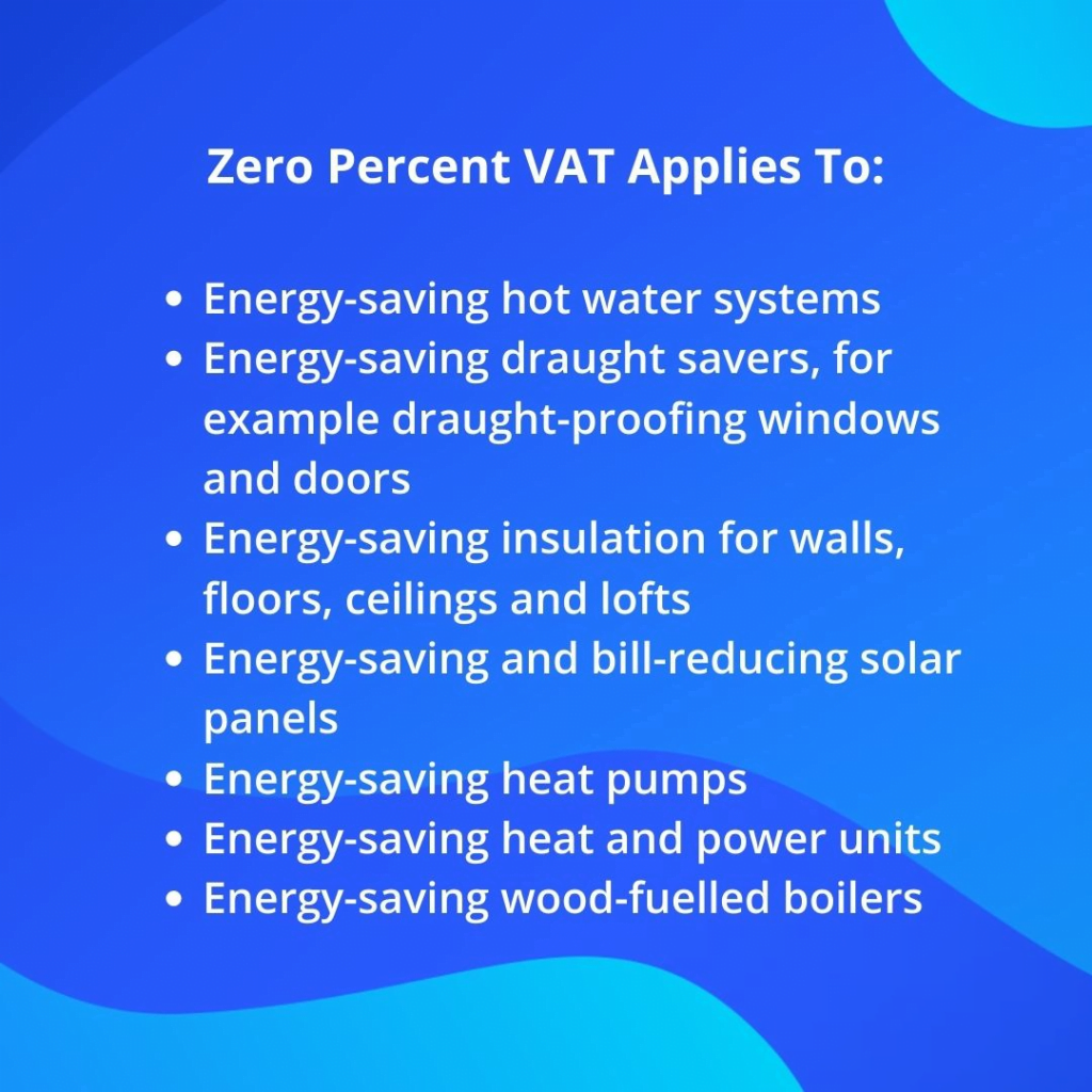 0% VAT Reduction - government grants for solar panels uk