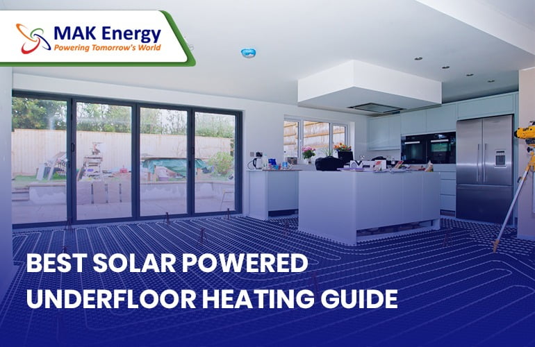 solar powered underfloor heating