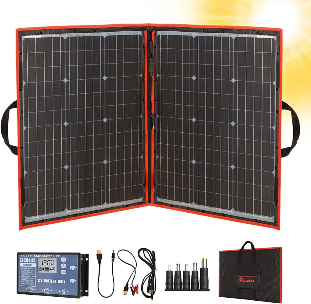 DOKIO portable solar panel