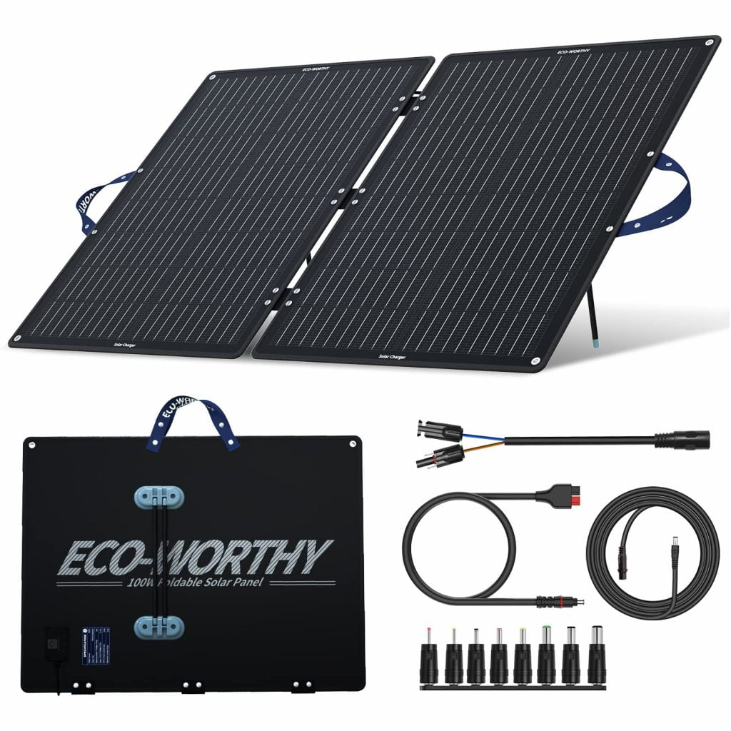 ECO-WORTHY 120 Watts Foldable Solar Panel 