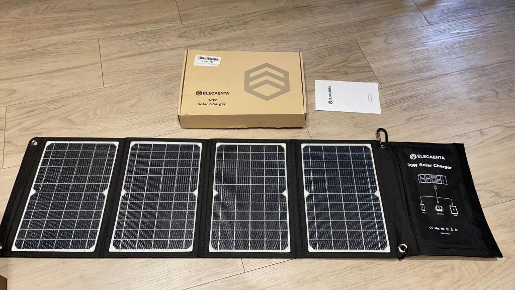 ELECAENTA 30W Foldable Solar Charger 