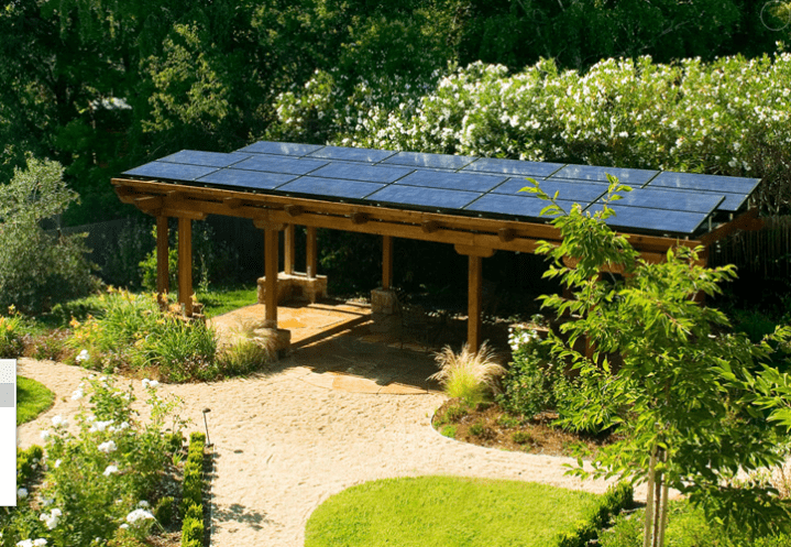 Solar panels for the garden
