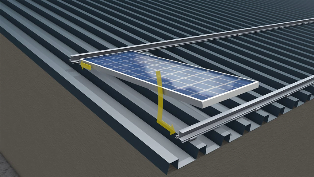 Rail-Less Mounting Systems for Solar Panels