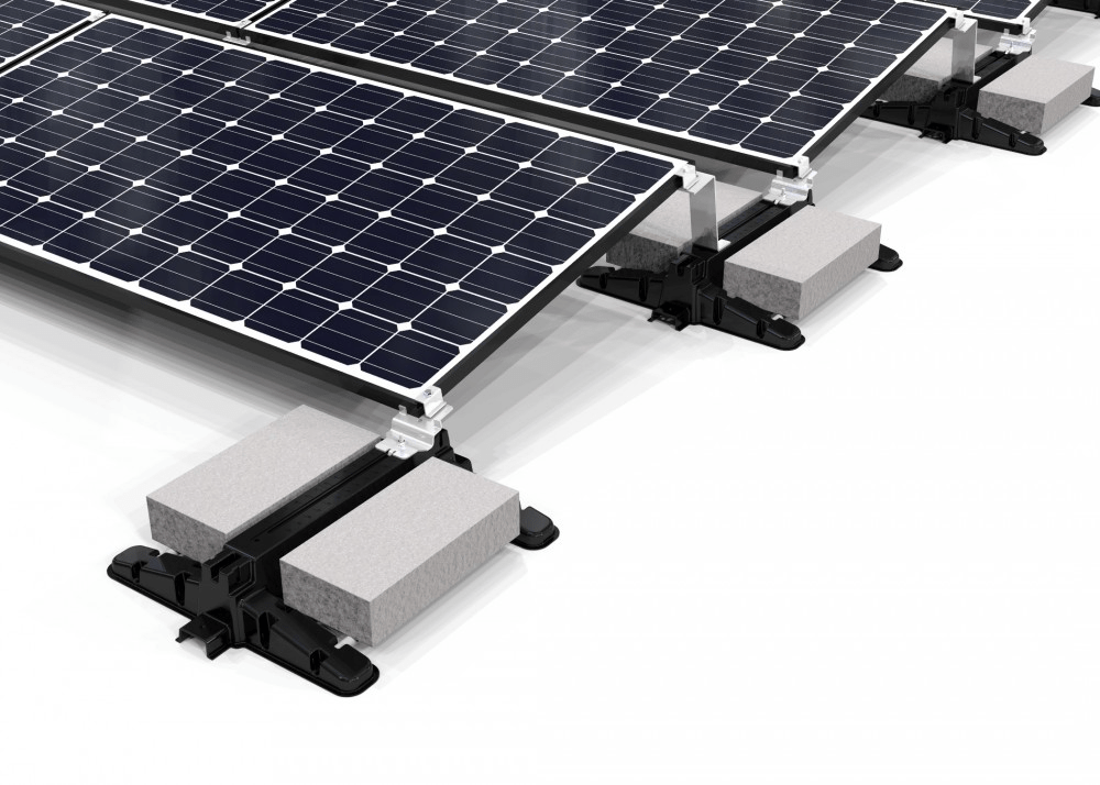 Ballasted mounting structure