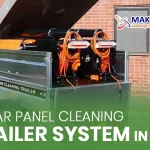 Solar Panel Cleaning Trailer System